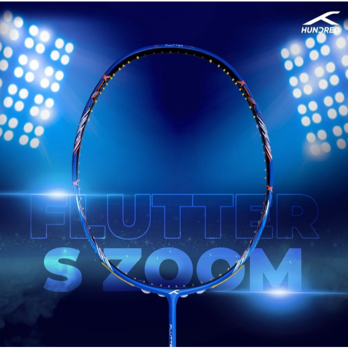 Raket Badminton Hundred Flutter S Attack Zoom Control Original