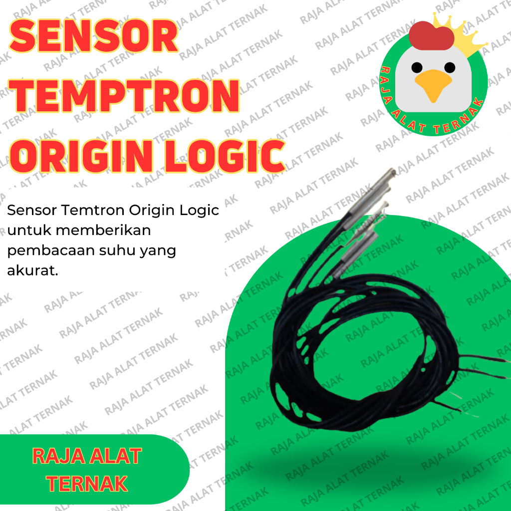 Sensor Temptron Original Logic / Pendeteksi Suhu Kandang / Pengontrol Suhu Kandang - Alat ternak Aya