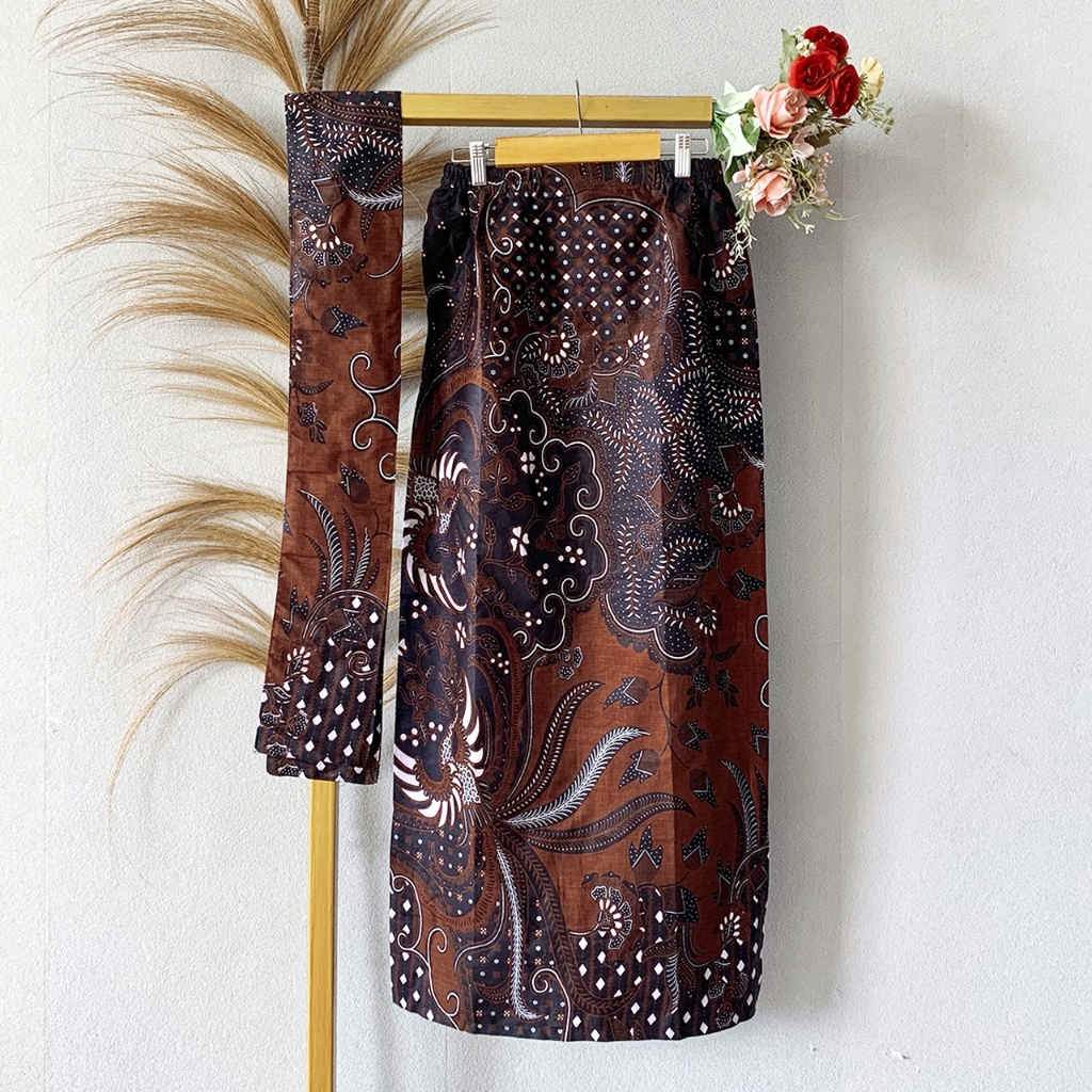 FLASH SALE [SALE STOCK] MISO BUTIK - ROK BATIK MODERN BAWAHAN SET WANITA BAHAN KATUN PRIMA HALUS ALL