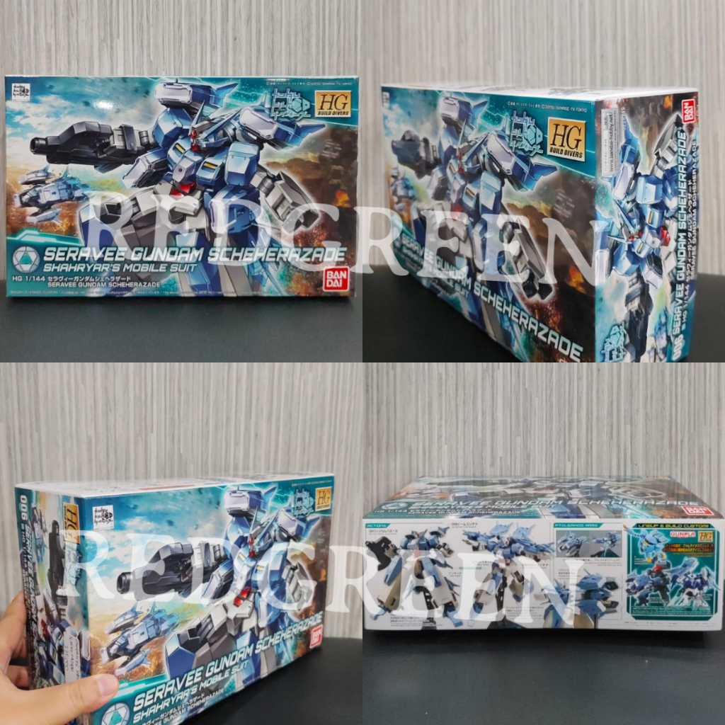 mainan anak action figure bandai gundam hg 1/144 seravee gundam scheherazade