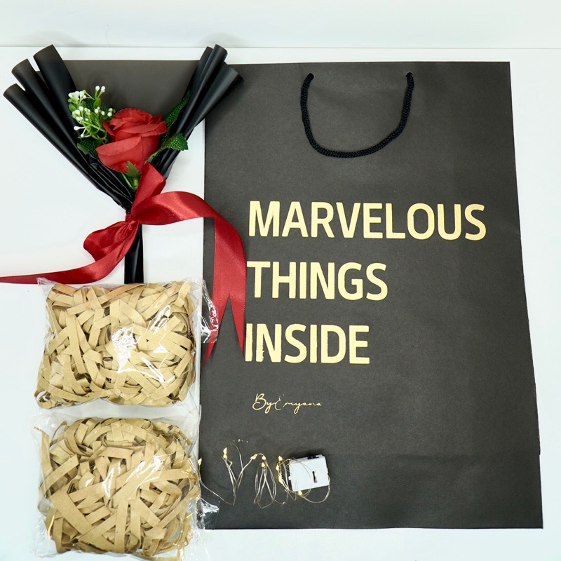 

Pembungkus Kado Perlengkapan Pesta Combo Tambahan Set Hampers Paperbag Kraft Kado Ulang Tahun Set Pernak Pernik