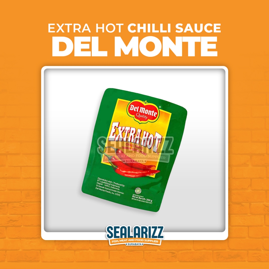 

Del Monte Extra Hot / Del Monte Chili Sauce 200 Gram / Saus Sambal / Saus Pedas / Jual Saos