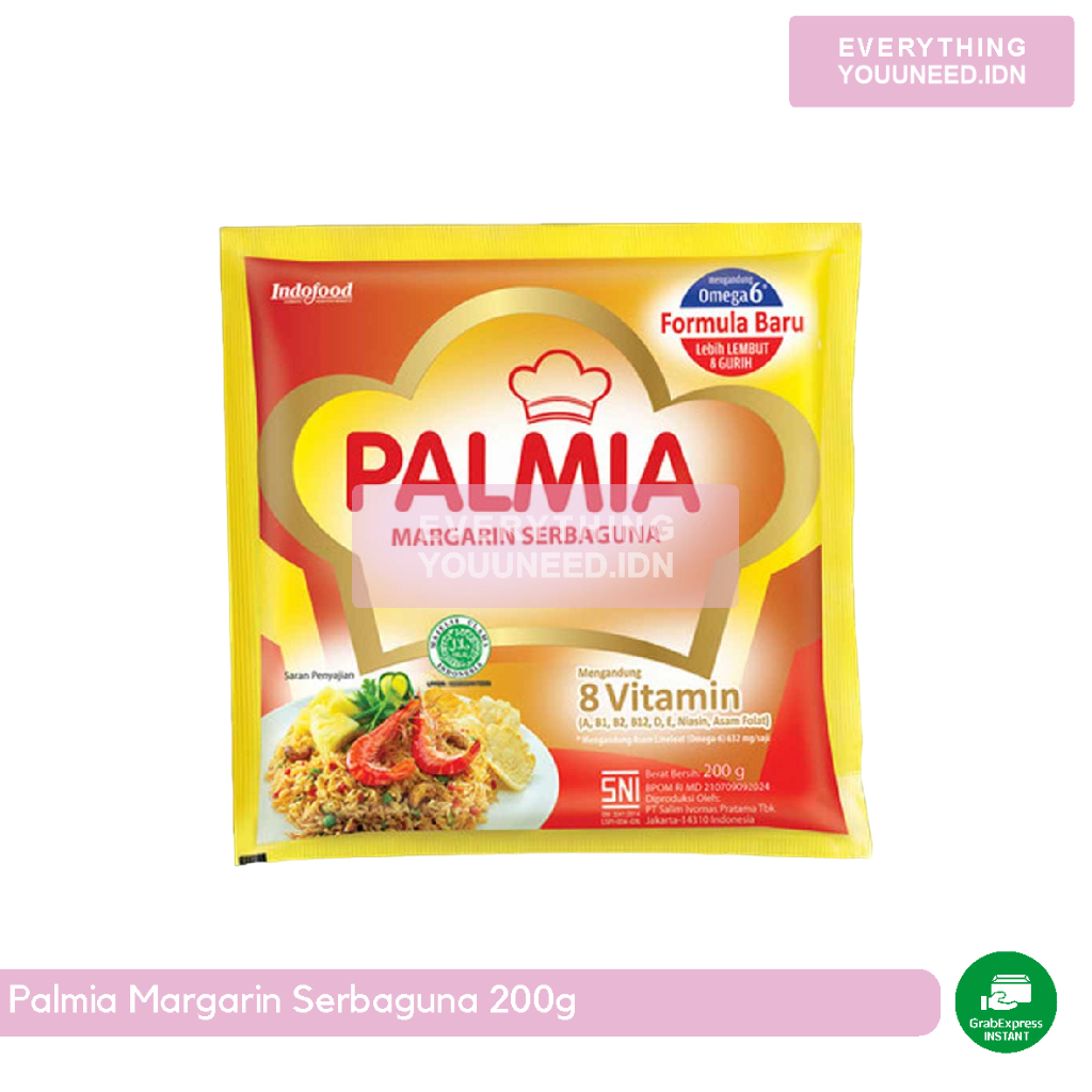 

Palmia Mentega Serbaguna 200gr