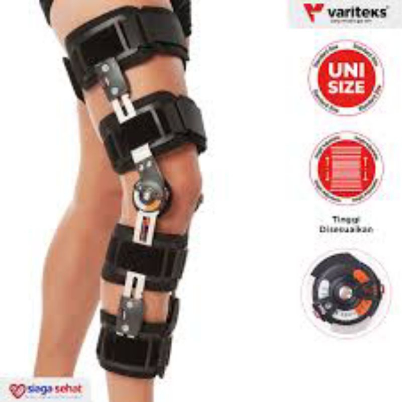 knee brace/knee pasca operasi/knee post op/deker lutut/variteks knee brace