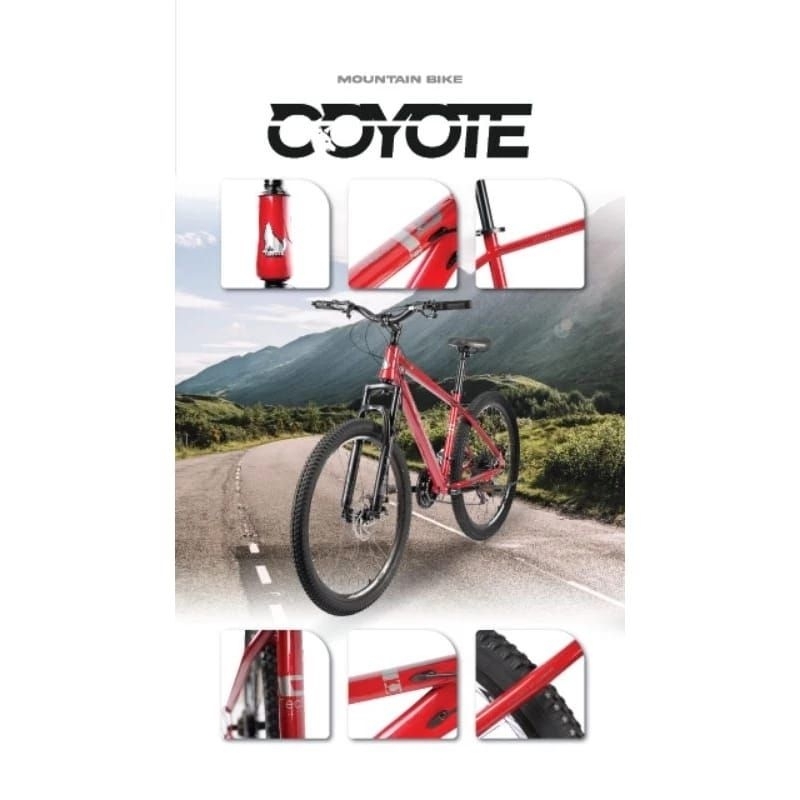 SEPEDA GUNUNG BMX MTB 20 /24 / 26 INCH ELEMENT COYOTE NEON MURAH ASLI ORIGINAL KREDIT CICILAN SURABA