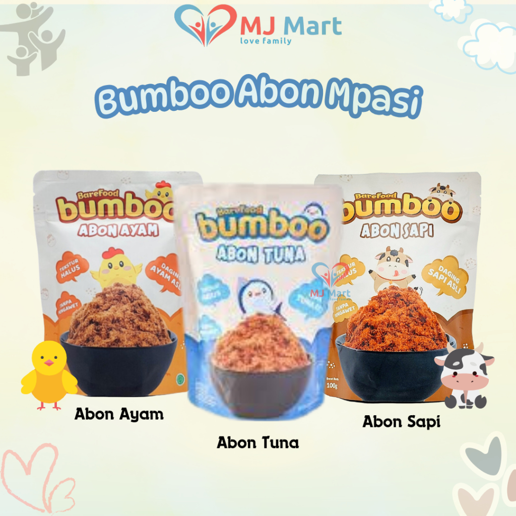 

Bumboo Abon Asli / Abon Anak MPASI No MSG 100gr