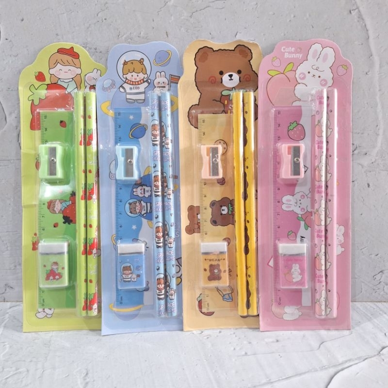

4ds! ( 12 Pcs ) Pensil Set Fancy