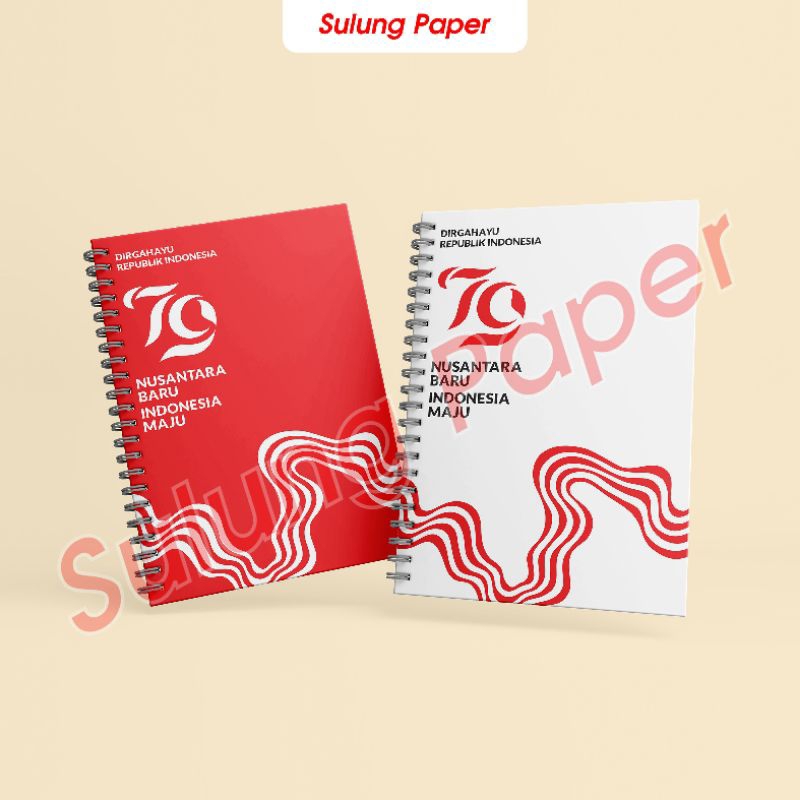 

TERBARU NOTEBOOK RING MOTIF DIRGAHAYU RI KE 79 UKURAN A5 / BUKU CATATAN RING / BUKU TULIS RING