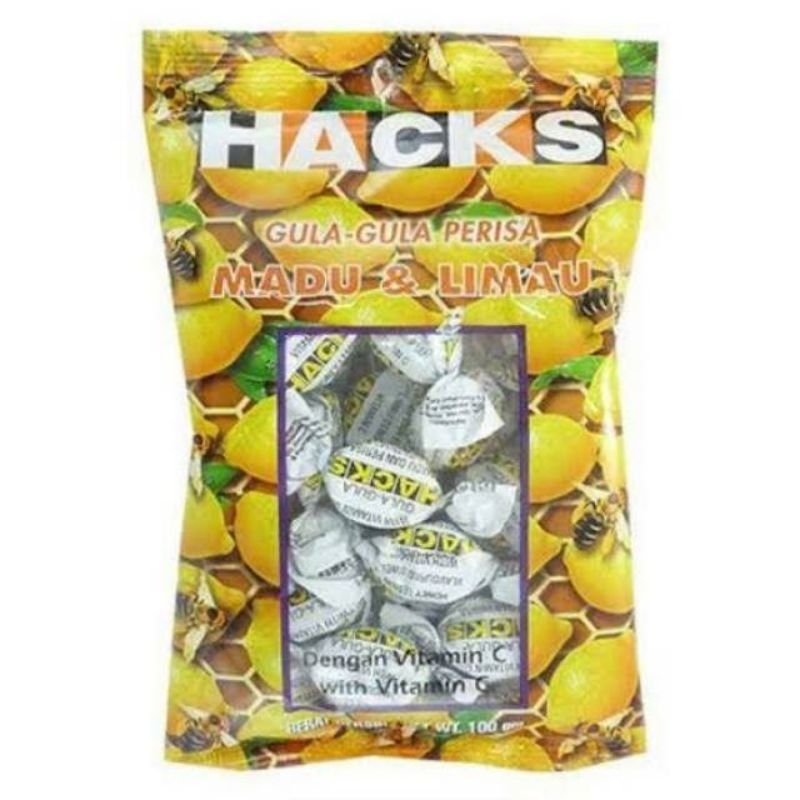 

Permen Hacks lemon repacking permen batuk lemon