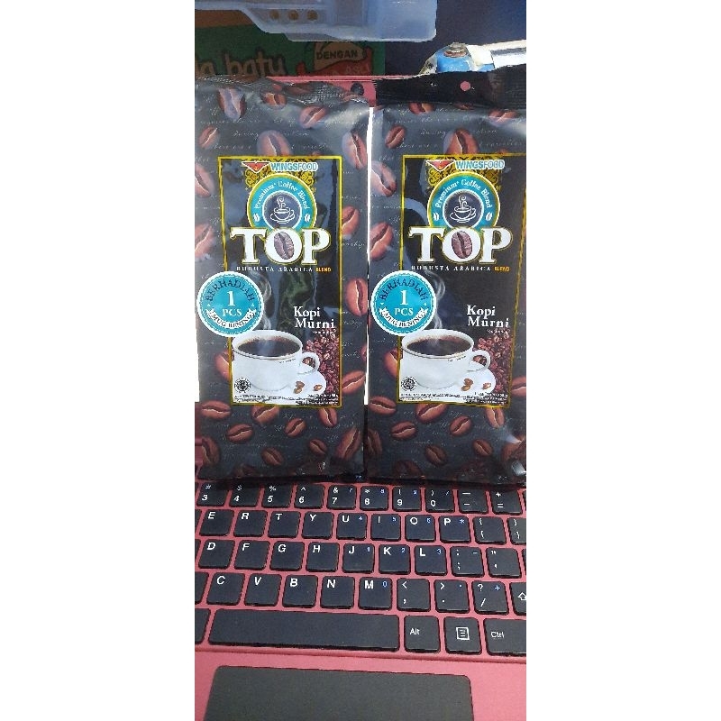 

Top coffee robusta arabica 158gr berhadiah gelas
