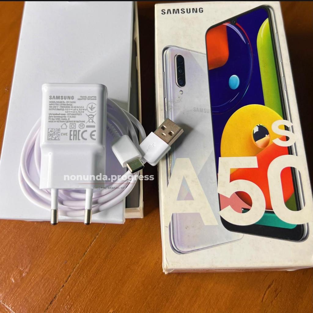 CHARGER ORIGINAL SAMSUNG A50S FAST CHAGRING BAWAAN COPOTAN HP 15 WATT TYPE C