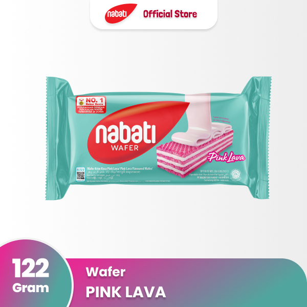 

Nabati Wafer Pink Lava 122g