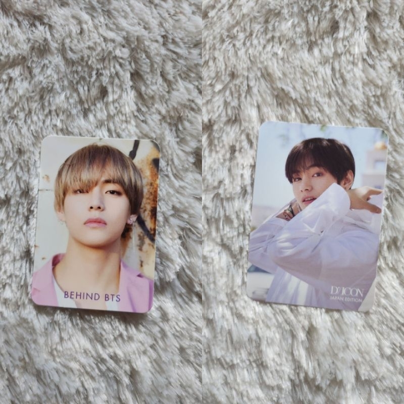 Ready Stock Photocard Dicon Japan Taehyung Doubleside