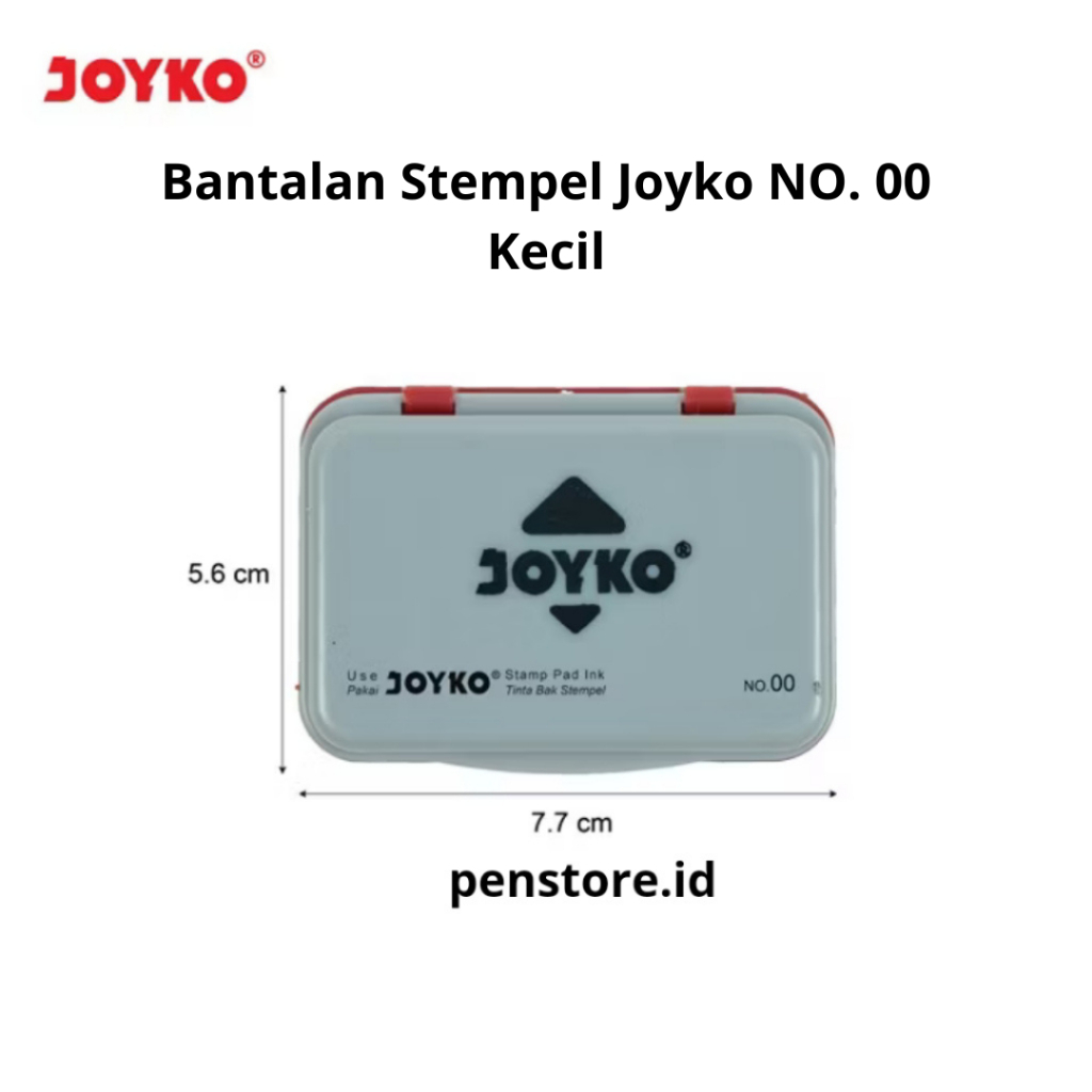 

(pcs) Bantalan Stampel JOYKO No.00 Kecil / Stamp Pad Polos / Bak Stempel Belum Isi Tinta