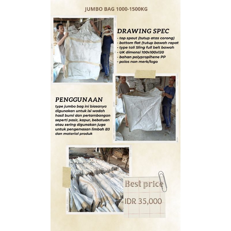 Jumbo bag 1 ton