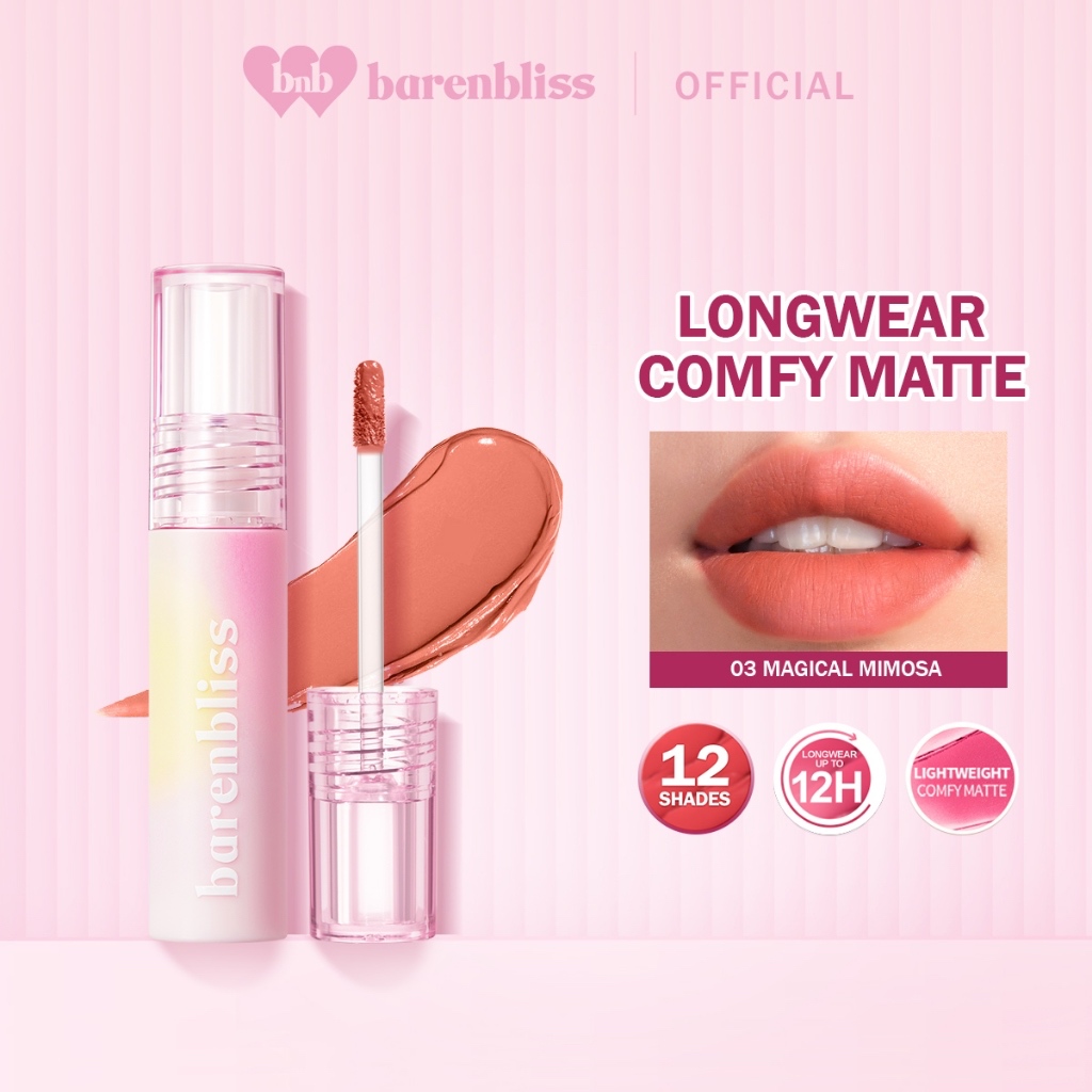 BARENBLISS FULL BLOOM TRANSFERPROOF MATTE TINT / BNB-LIPS
