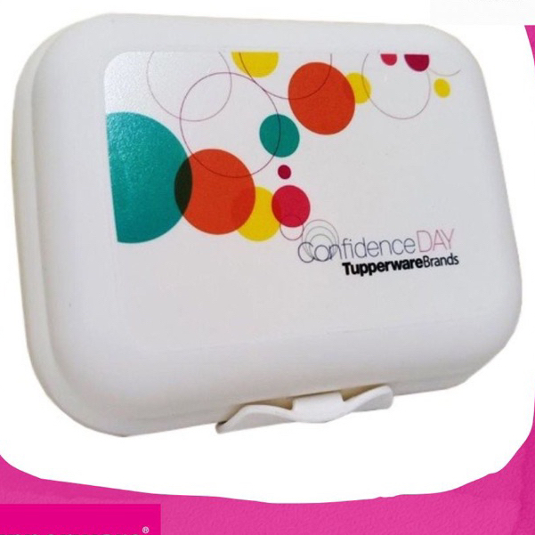 Confidence Oyster (1) Tupperware Wadah Kecil Serbaguna Bisa untuk Tempat Sabun Kotak Serbaguna Kotak