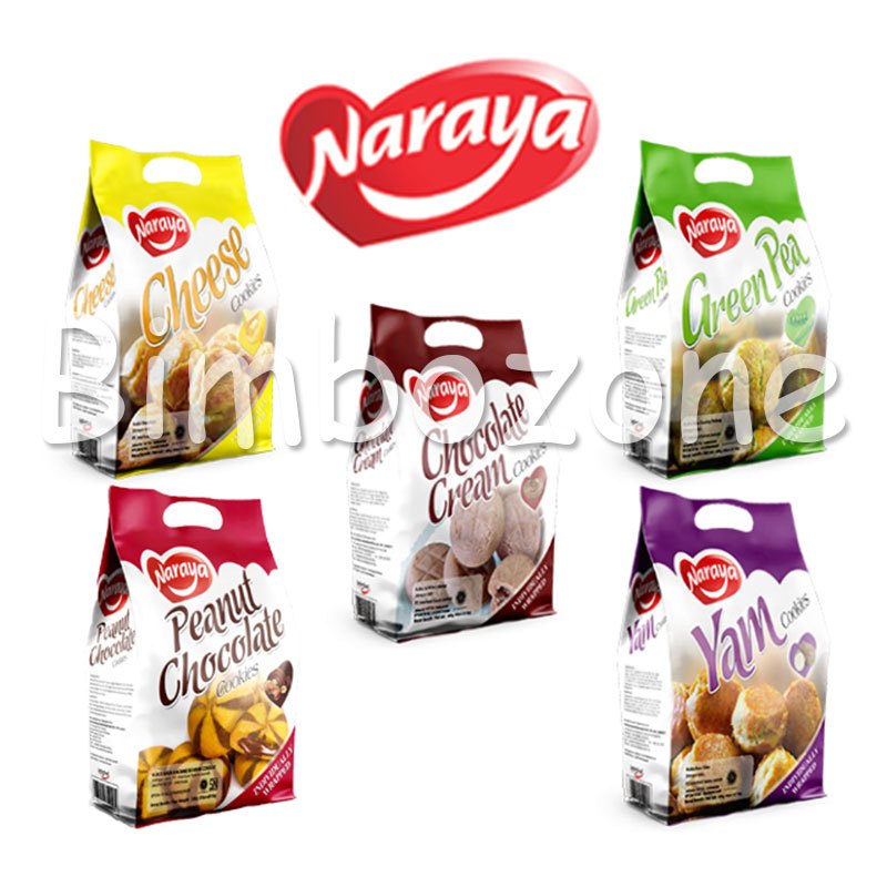 

Bimbozone - NARAYA COOKIES Choco Cream Cheese Yam Green Peas