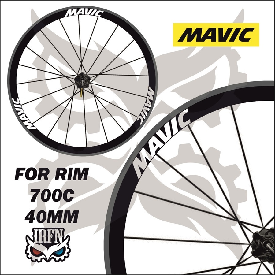 Stiker rim mavic ksyrium rim brake
