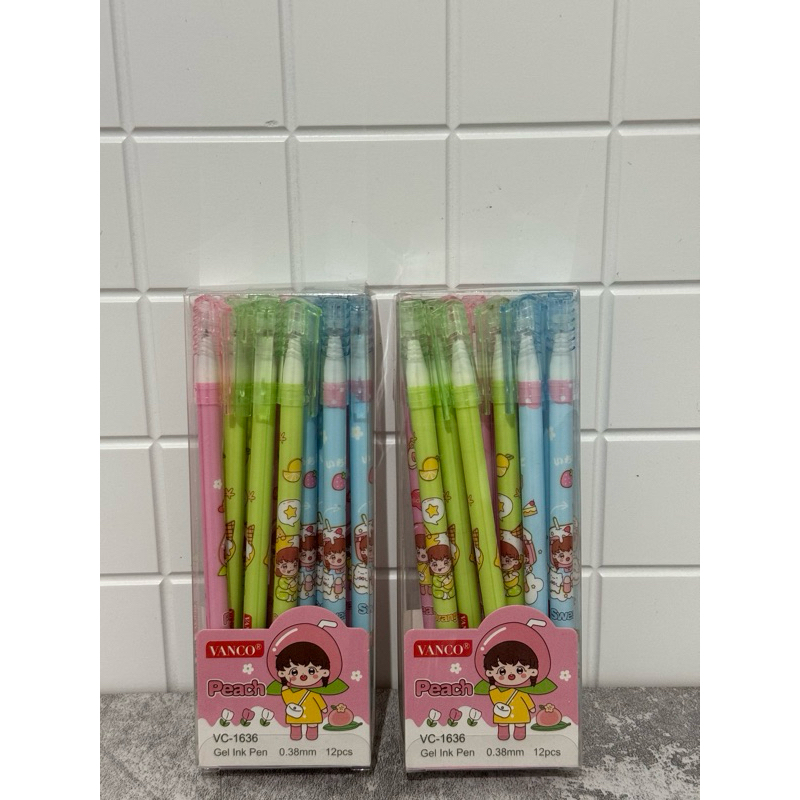 

(12pcs) Pulpen Karakter Gel Mika