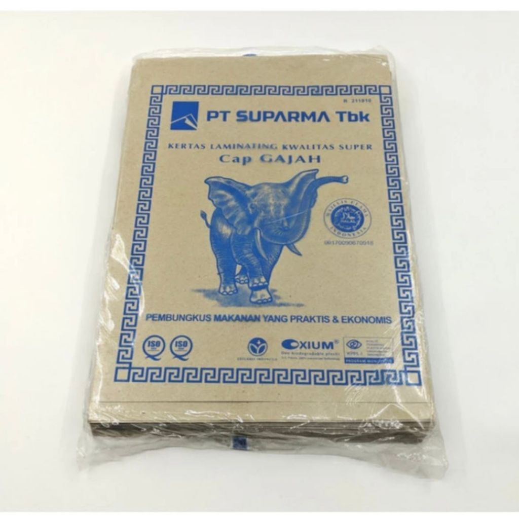 [250LBR] KERTAS NASI BUNGKUS CAP GAJAH BIRU / KERTAS NASI / NASI BUNGKUS / WARTEG / NASI UDUK / KERT