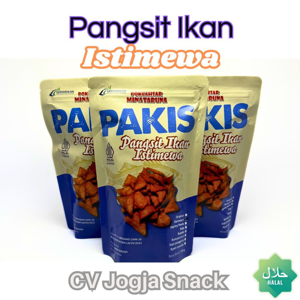 

Promo Pangsit Ikan Manis Pedas Gurih Asin Renyah 130 Gram Halal Snack Cemilan Higienis