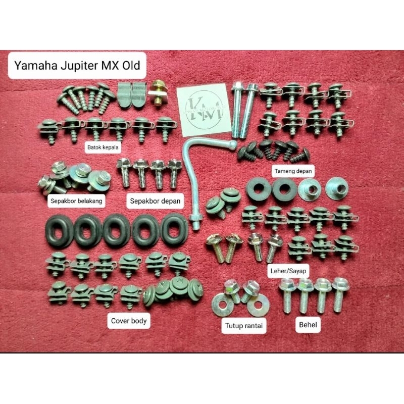COD BAUD BODY YAMAHA JUPITER MX 135 OLD FULLBODY-BAUD JUPITER MX 135 LAMA FULLSET