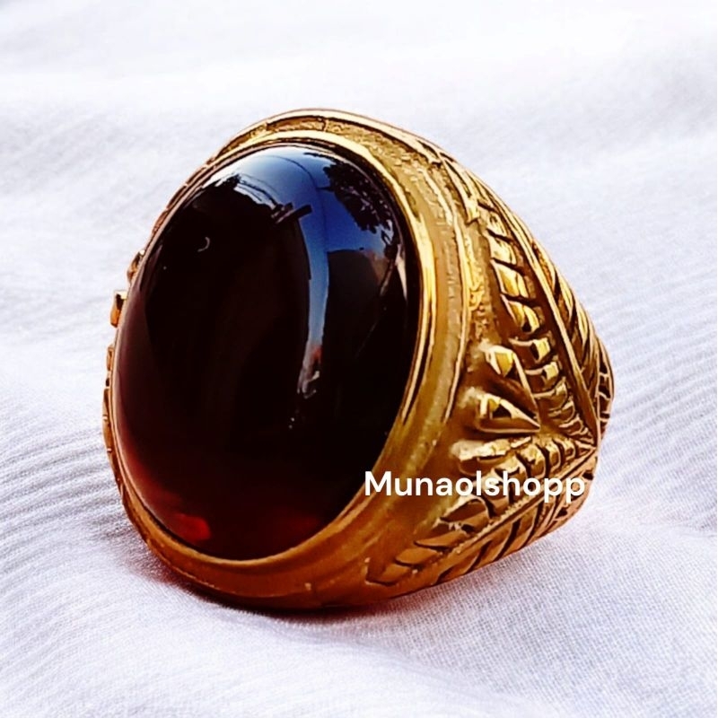 Cincin Batu Kecubung Api Kualitas Super