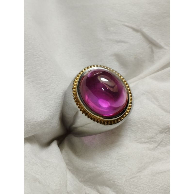 cincin batu merah siem rose bangkok natural