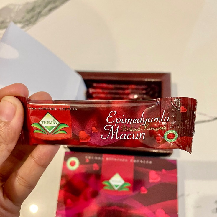 

Buy here EPIMEDYUMLU HONEY SACHET MADU MACUN ORIGINAL TURKI ALAMI