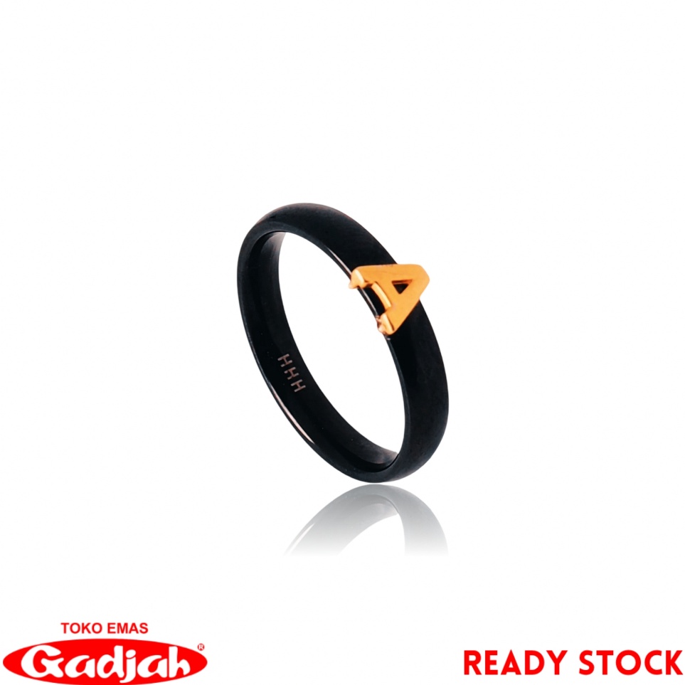 Hemat Banget Cincin Keramik Fashion Emas Huruf K T  8 K   Toko Emas Gadjah
