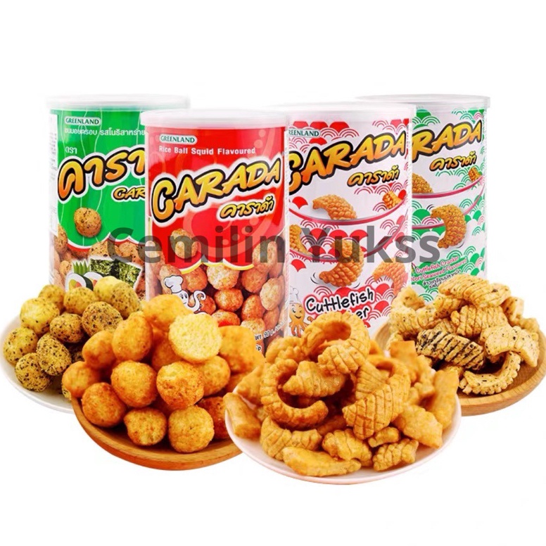 

Dijual Carada Rice Ball Squid Snack 9g Jar Carada Cuttle Fish Cracker Nori 11g Snack Thailand