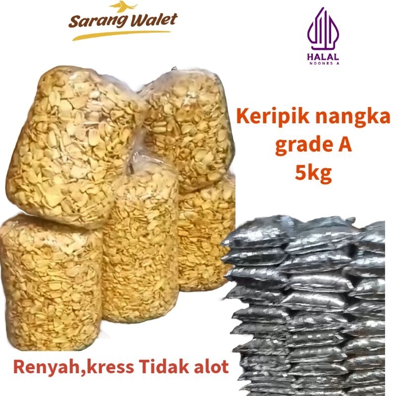 

Keripik Nangka Kualitas Super 5kg Kripik Buah Oleh Oleh Khas Malang batu Snack Lezat Renyah Tanpa Bahan Pengawet Pewarna Buatan