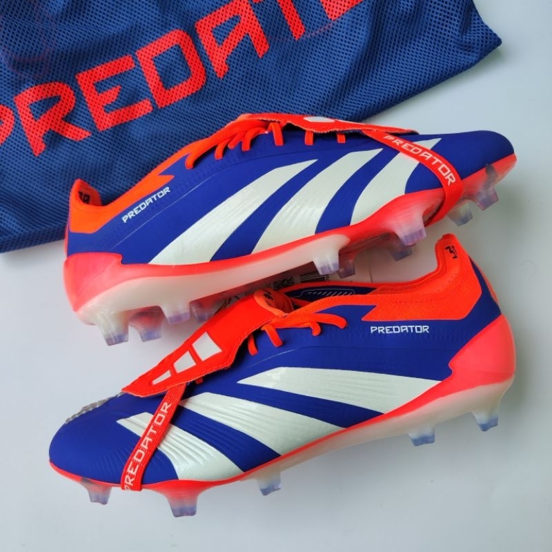 Sepatu Bola Adidas Predator Elite FT Blue Advancement Pack Euro 2024 Bellingham