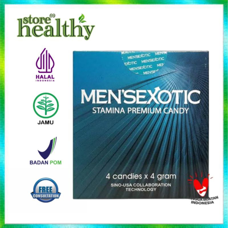 PERMEN KUAT CANDY STAMINA PRIA ISI 4 - PENAMBAH STAMINA Men SeXotic MENSEXOTIC ASLI ORIGINAL (HS)