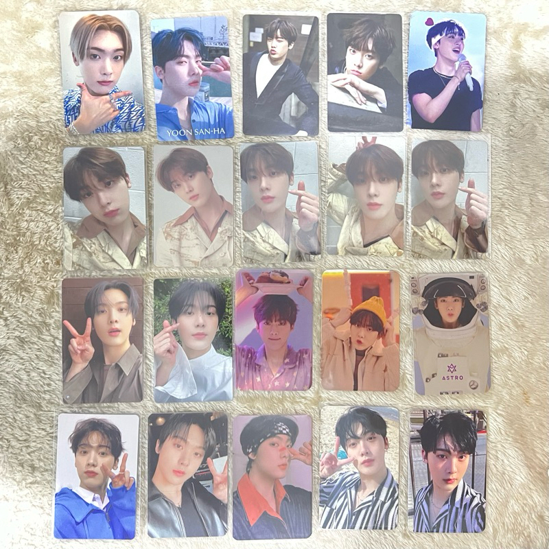 OFFICIAL ASTRO YOON SANHA PHOTOCARD MAHAZINE GATEWAY ASTROSCOPE STARGAZER AROHA