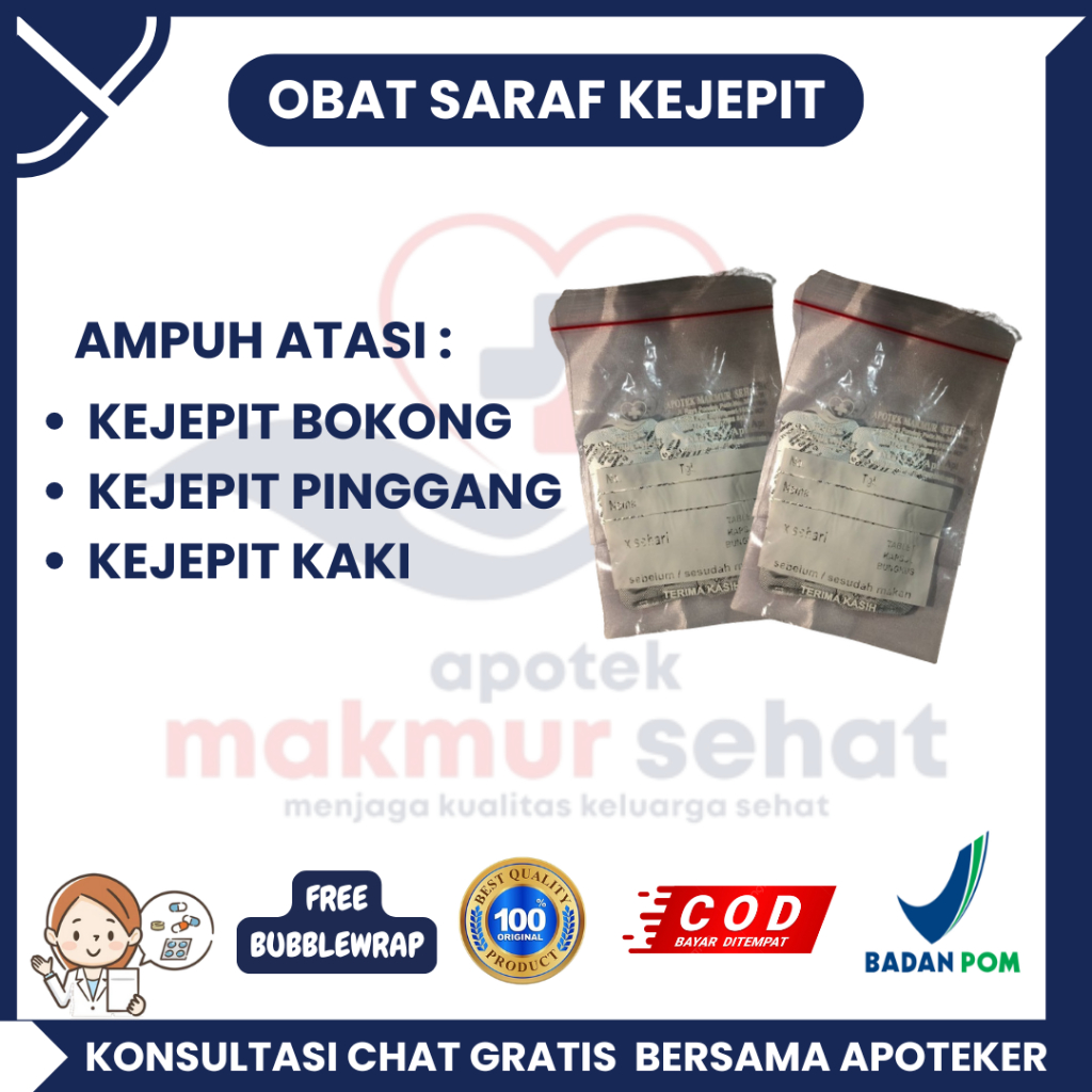 Obat syaraf kejepit / kecetit paling ampuh  di apotik
