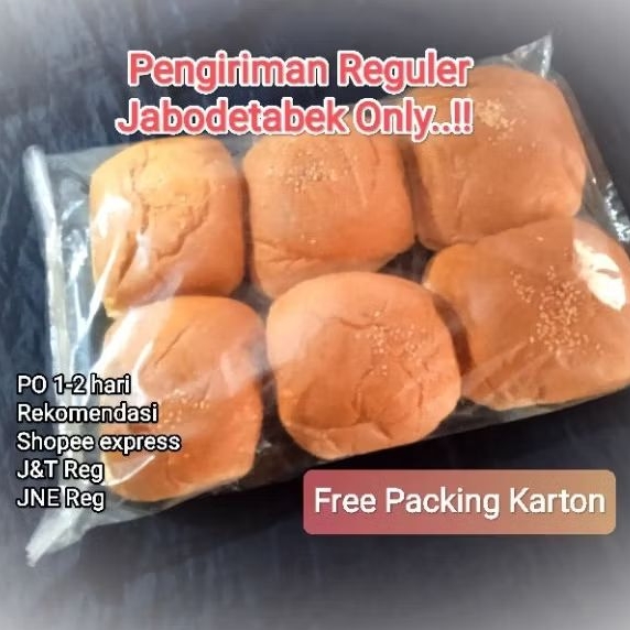 

Roti Burger Wijen D10cm isi 6 pcs