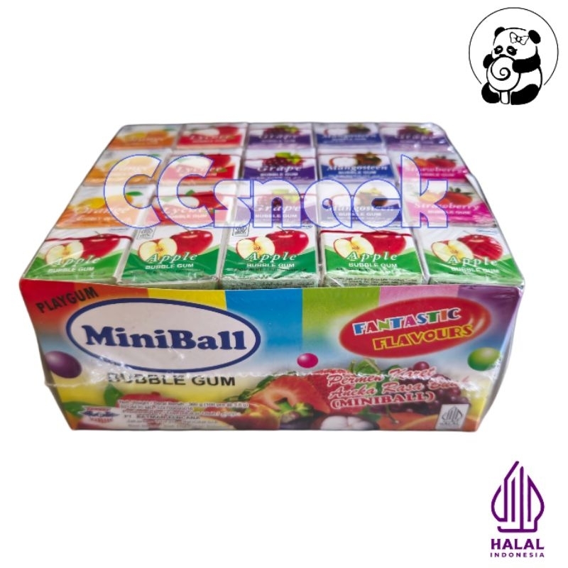 

MINI BALL BUBBLE GUM BOX ISI 100