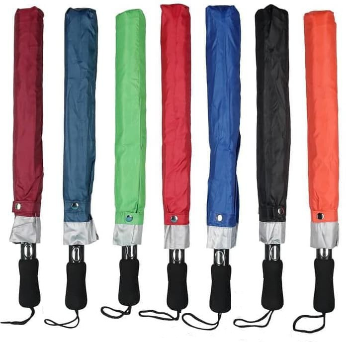 Nagoya Payung Golf Lipat Otomatis+Sarung / Payung Lipat Jumbo / Payung Golf Lipat Polos Warna