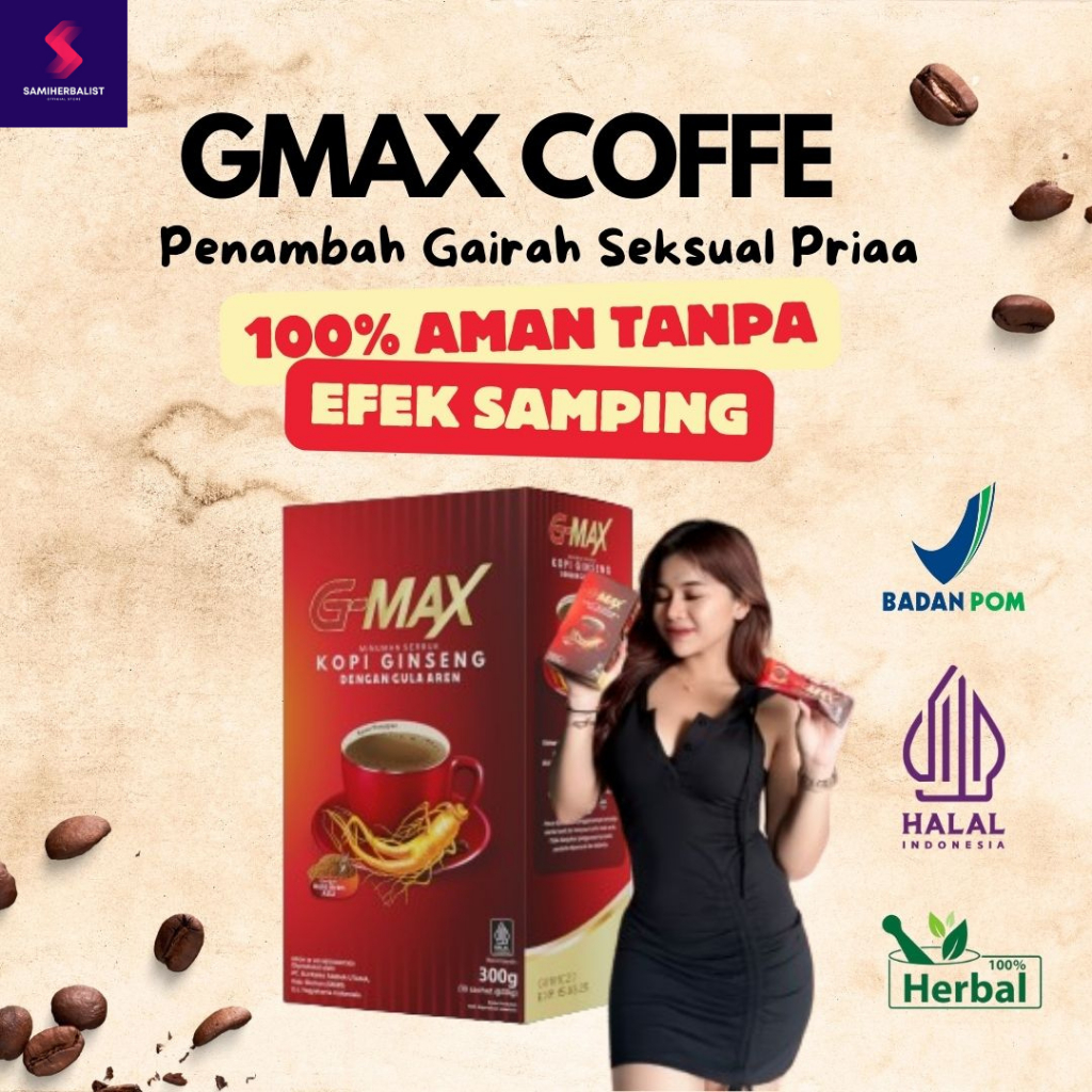 

BISA COD Kopi Stamina Pria Kuat Tahan Lama Semalaman Kopi G-MAX Original BPOM Kopi Extra Gingseng