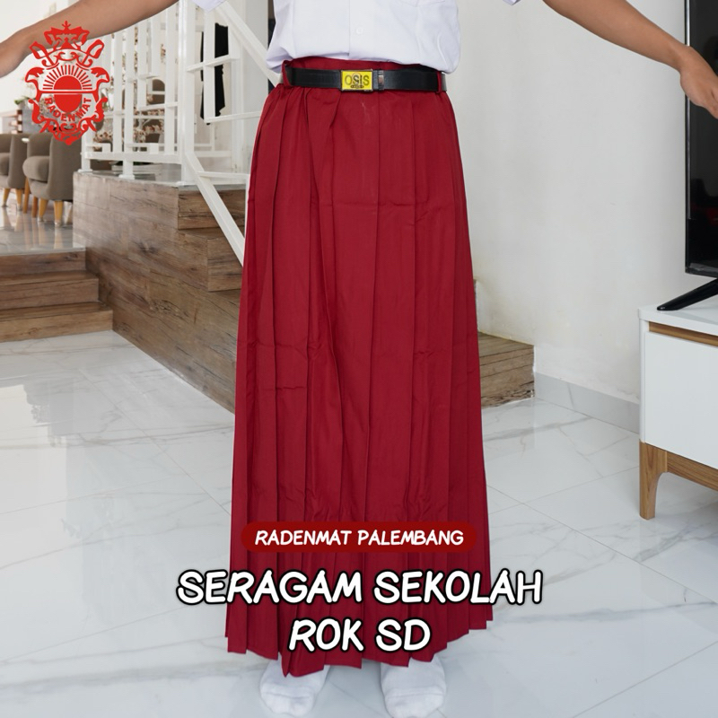 Seragam Sekolah Rok Panjang Rempel SD (Toko Radenmat Palembang)