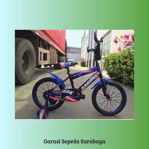 SEPEDA ANAK LAKI SAKONI BLACK BIRD UKURAN 18 INCH BERKUALITAS