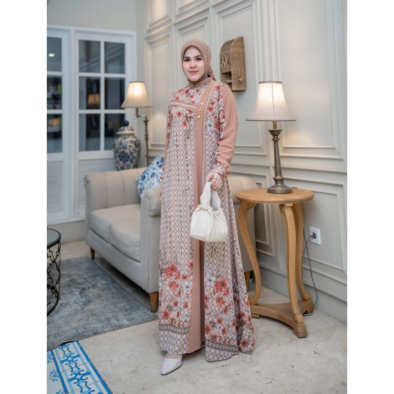 ASOKA dress ✨       Hanya Gamis ( tanpa kerudung )by Juana mode