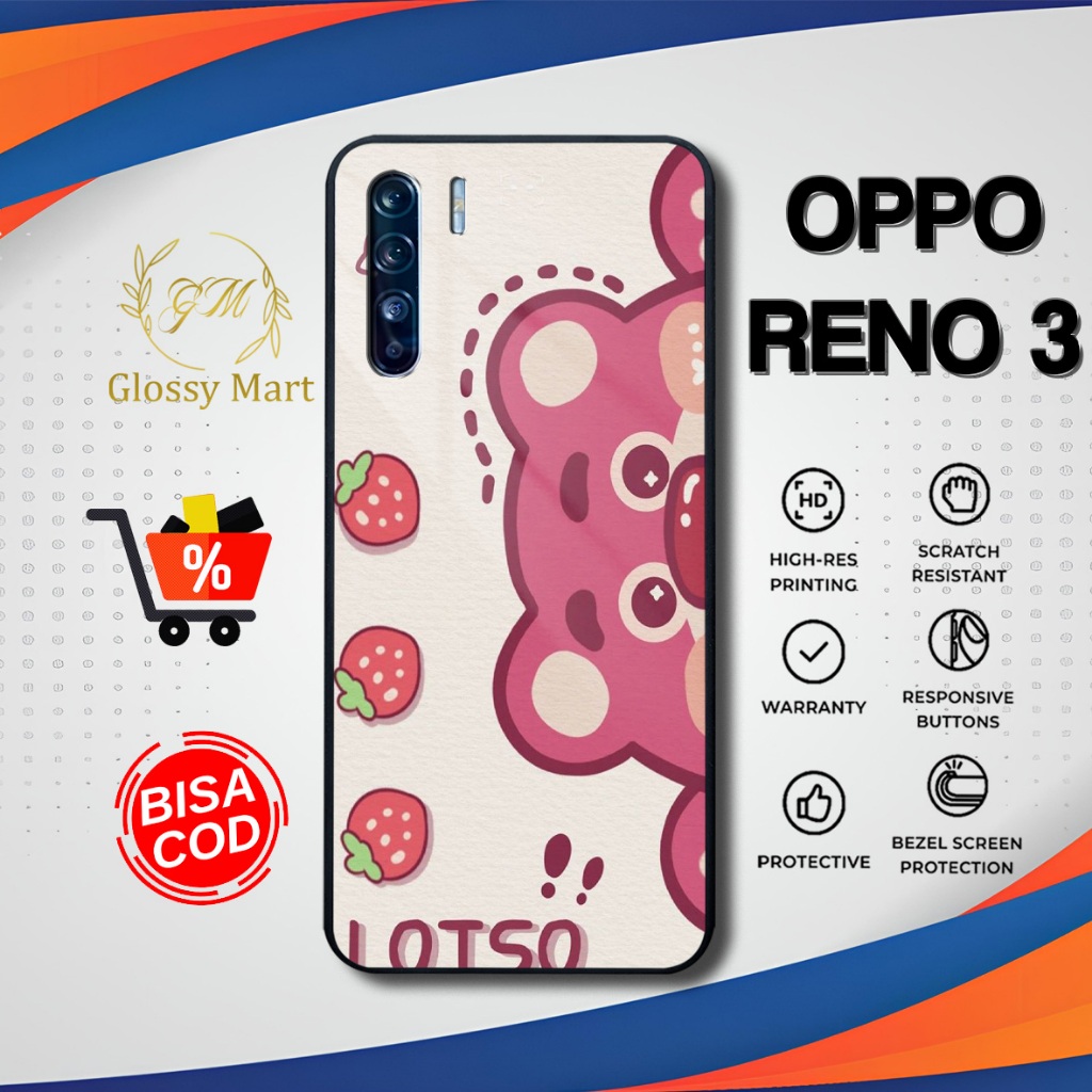 Case Oppo Reno 3 Terbaru Casing Oppo Reno 3 Cute Lotso Softcase Hardcase glossy Kesing Oppo Terlaris