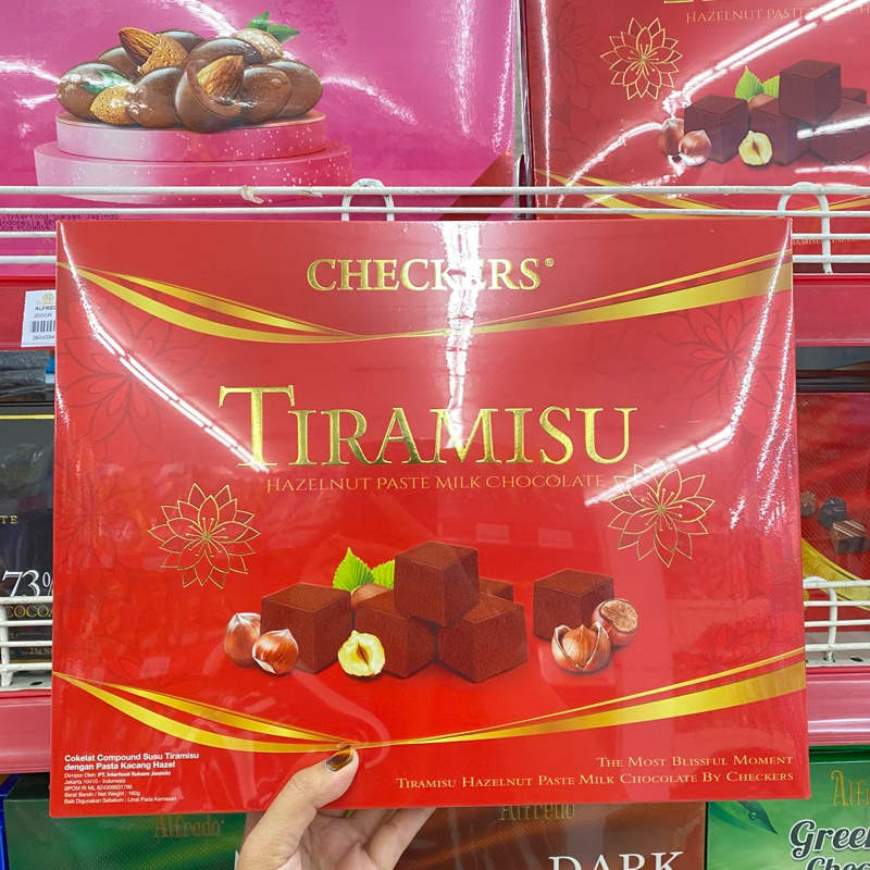 

CHECKERS Chocolate Malaysia / Coklat Checkers Tiramisu 160 gr
