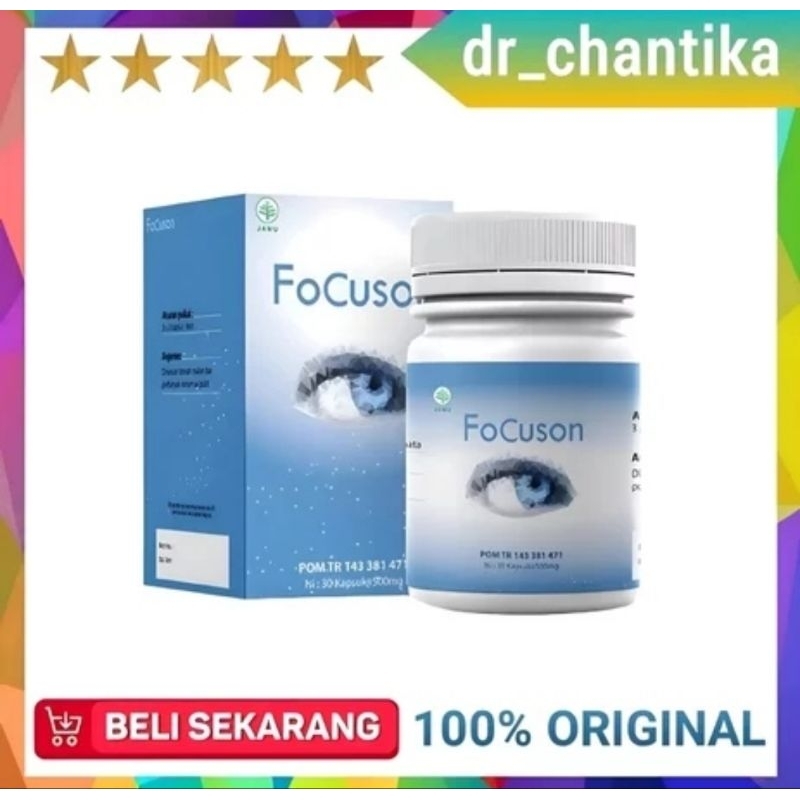 Fokuson obat herbal atasi segala macam penyakit mata fokuson 100%original