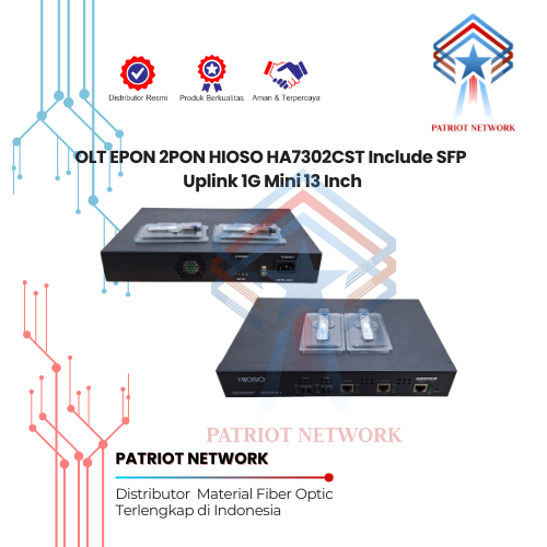Hioso HA7302CST EPON OLT 2 Port / HA7302CST