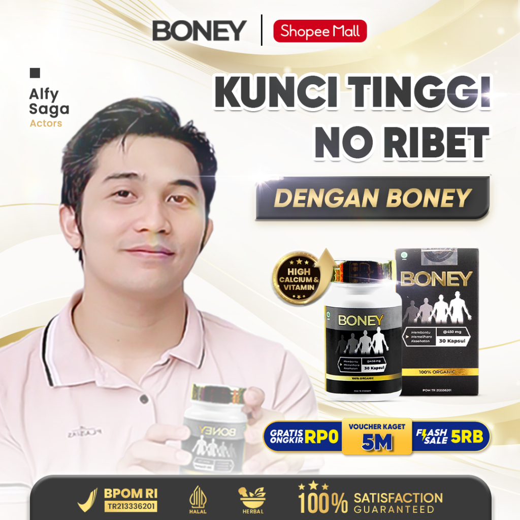 Dr O - Boney/Kapsul Peninggi Herbal (Bundling 4)