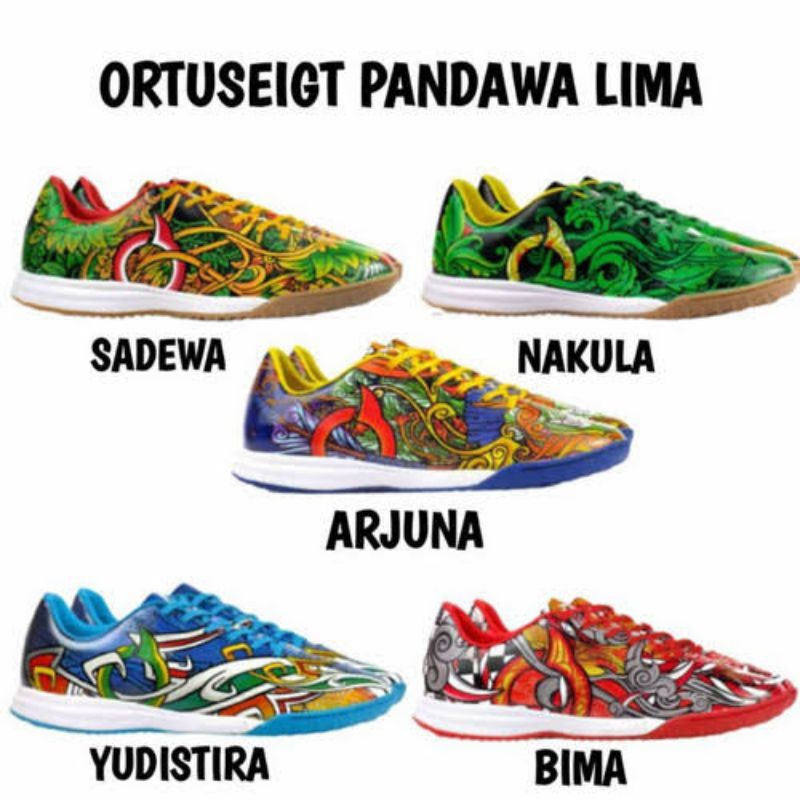 Sepatu Futsal Ortuseight Seri Pandawa IN 100% Original